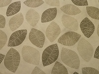 Tessuti d'arredamento tessuto FOGLIA BEIGE Panama di cotone stampato h 280. tappezzeria_601s.JPG